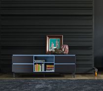 Credenza moderna / in legno / in vetro /...