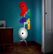 Lampada da terra / in metallo laccato /...