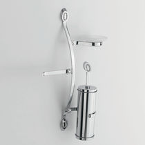 Scopino per WC in metallo / da parete