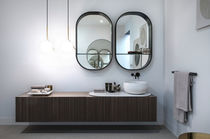 Mobile lavabo sospeso / in legno / in ceramica...