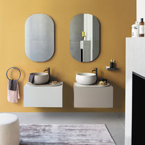 Mobile lavabo sospeso / in legno / in ceramica...