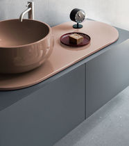 Mobile lavabo sospeso / in legno / in ceramica...