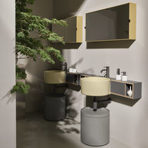 Mobile lavabo sospeso / in ceramica / in...