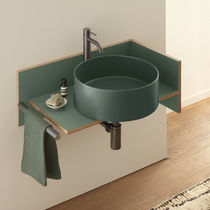 Mobile lavabo sospeso / in metallo / in...