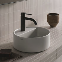 Lavabo da appoggio / in ceramica / 1 foro...