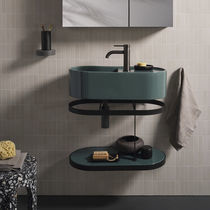 Mobile lavabo sospeso / in metallo / in...