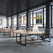Luce a sospensione / LED / quadrata / IP20