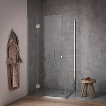 Box doccia in acciaio inox / fisso / d'angolo...