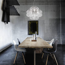 Lampadario moderno / in vetro