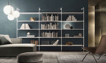 Libreria a muro / moderna / in alluminio...