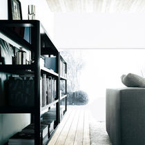 Libreria a muro / moderna / in alluminio...