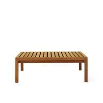 Tavolino basso moderno / in teak / rettangolare...