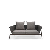 Divano da esterno / moderno / grigio / marrone