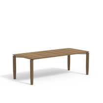 Tavolo da pranzo moderno / in teak / con...