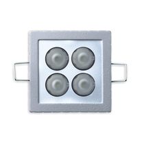 Luce ad incasso / LED / quadrata / in alluminio