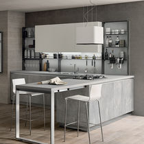 Cucina moderna / impiallacciata in legno...
