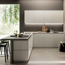 Cucina moderna / impiallacciata in legno...
