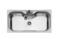 Lavello a 1 vasca / in acciaio inox / da...