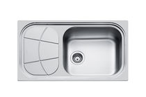 Lavello a 1 vasca / in acciaio inox / da...