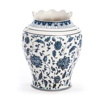 Vaso moderno / in porcellana