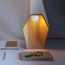 Lampada da tavolo / in legno / moderna /...