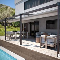 Pergola addossata / in alluminio / in acciaio...
