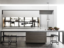 Cucina moderna / in laminato / in vetro...