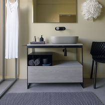 Supporto per lavabo in metallo
