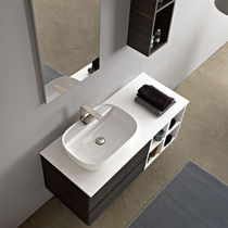Mobile lavabo doppio / sospeso / in legno...