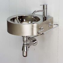 Lavabo sospeso / in acciaio inossidabile...