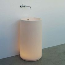 Lavabo da terra / in Cristalplant® / rotondo...