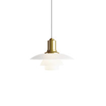 Lampada a sospensione / in ottone / in vetro...