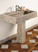 Lavabo da terra / in pietra / rettangolare...