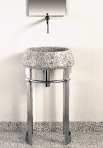 Lavabo da terra / in pietra / rotondo /...