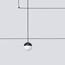 Lampada a sospensione / in vetro / moderna...