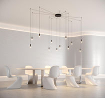 Lampadario moderno / in ottone / in rame...