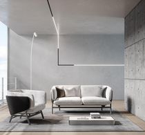 Faretti a binario LED / lineare / in metallo...
