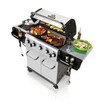 Barbecue a gas / con rotelle / in acciaio...