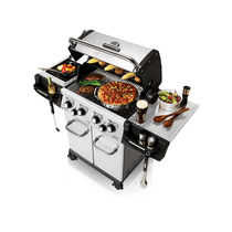 Barbecue a gas / con rotelle / in alluminio...