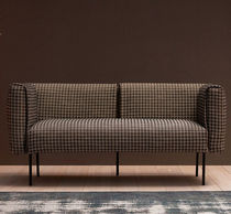 Divano moderno / marrone / bianco / beige