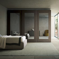 Armadio moderno / in legno / in vetro /...