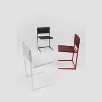 Sedia moderna / in cotone / in metallo /...