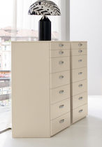 Cassettiera moderna / in legno laccato /...