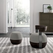 Pouf moderno / in tessuto / in pelle / in...