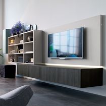 Parete attrezzata TV moderno / in legno