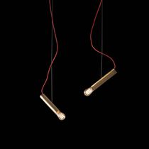 Lampada a sospensione / in ottone / moderna...