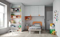 Scrivania moderna / in legno / con ripiano...