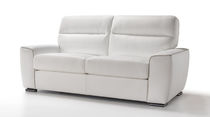 Divano modulare / moderno / in pelle / 2...