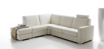 Divano modulare / moderno / in pelle / 5...