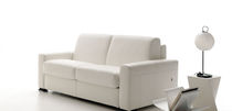 Divano letto / moderno / in pelle / in tessuto